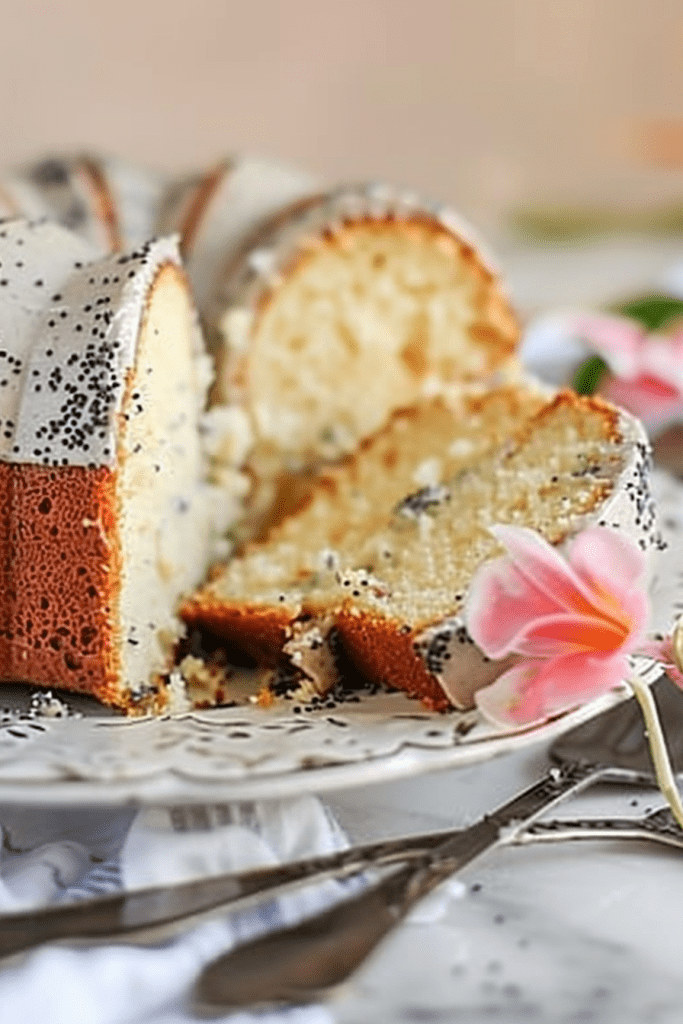 Delicious Vanilla Poppyseed Cake