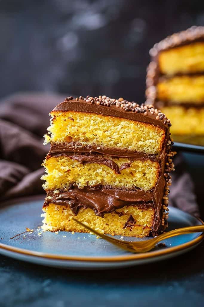 Delicious Yellow Velvet Cake