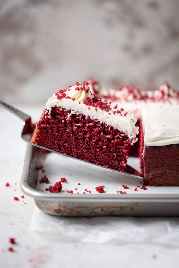 Easy Red Velvet Sheet Cake