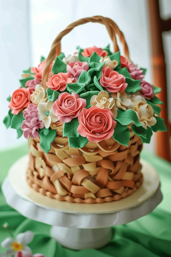 Flower Basket Cake Recipe