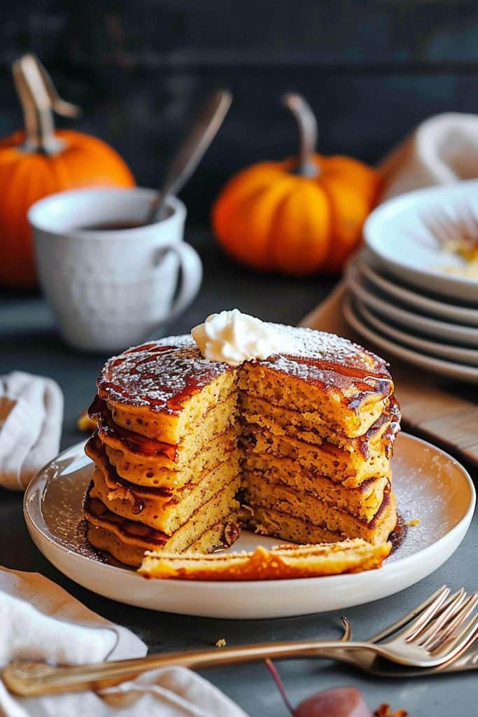 Fluffy Pumpkin Pancakes