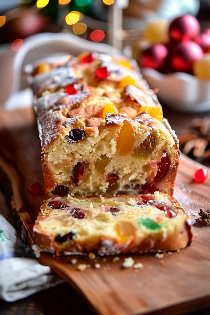 Fruitcake Loaf Cake Recipe