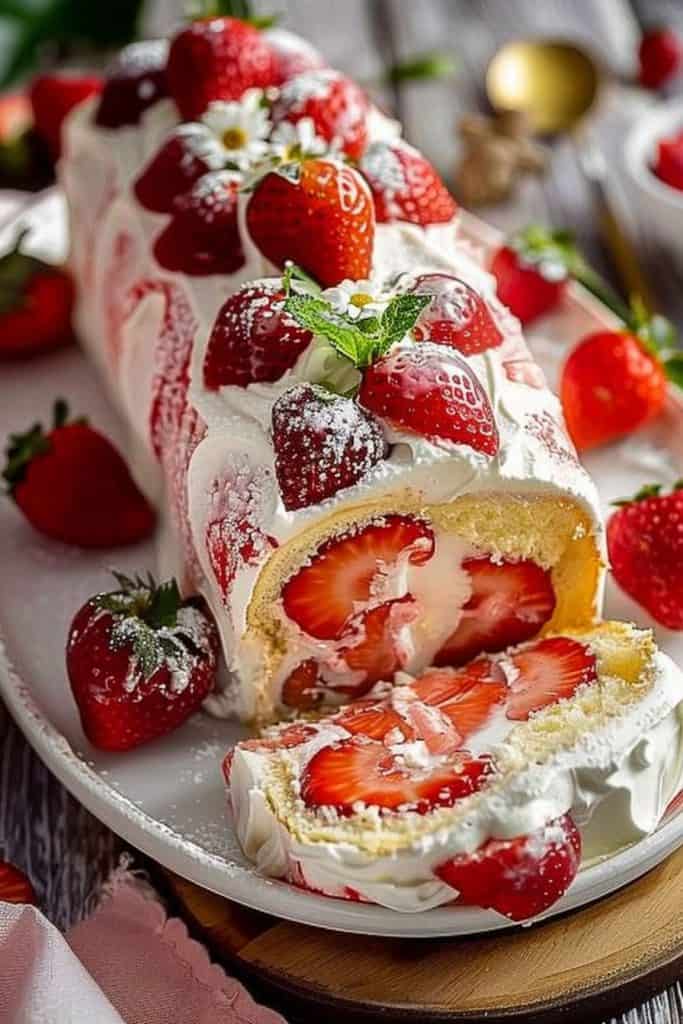 German-Strawberry-Roll-Recipe