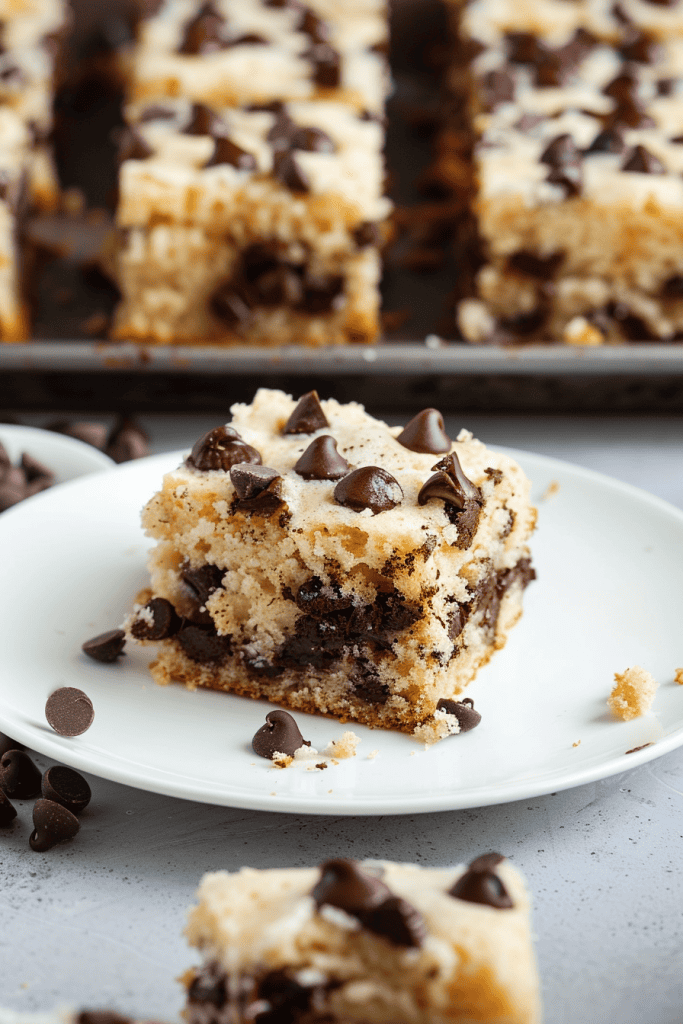 How to Serve Chocolate Chip Snack Cake