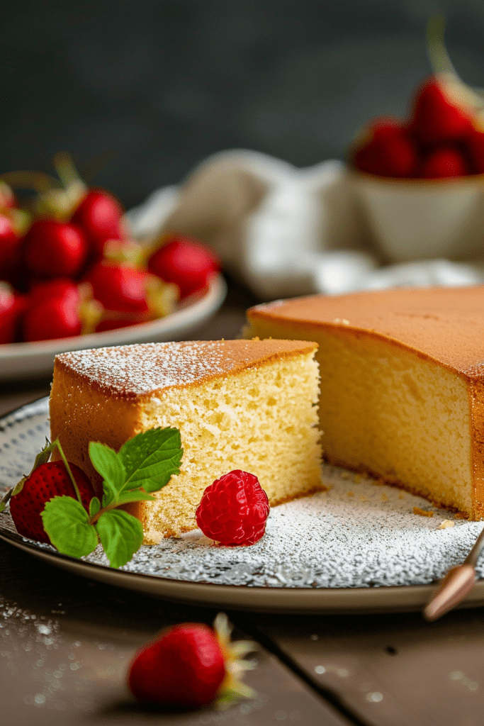 How to Serve Classic Genoise Sponge Cake