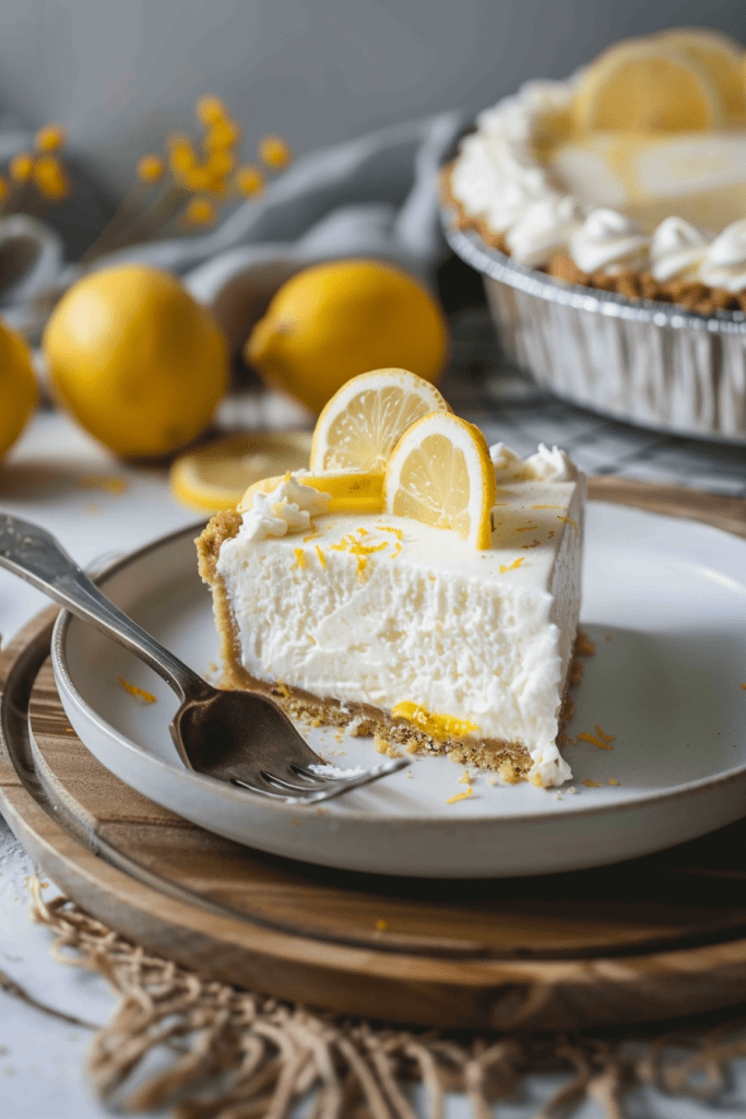 How to Serve No-Bake Lemon Pie