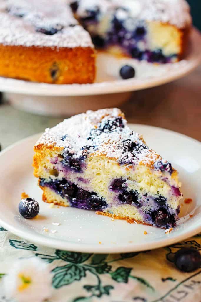 How to Serve Your Blueberry Greek Yogurt Cake