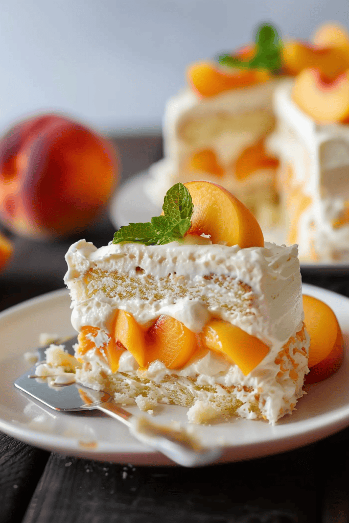 How to Store Peaches and Cream Cake