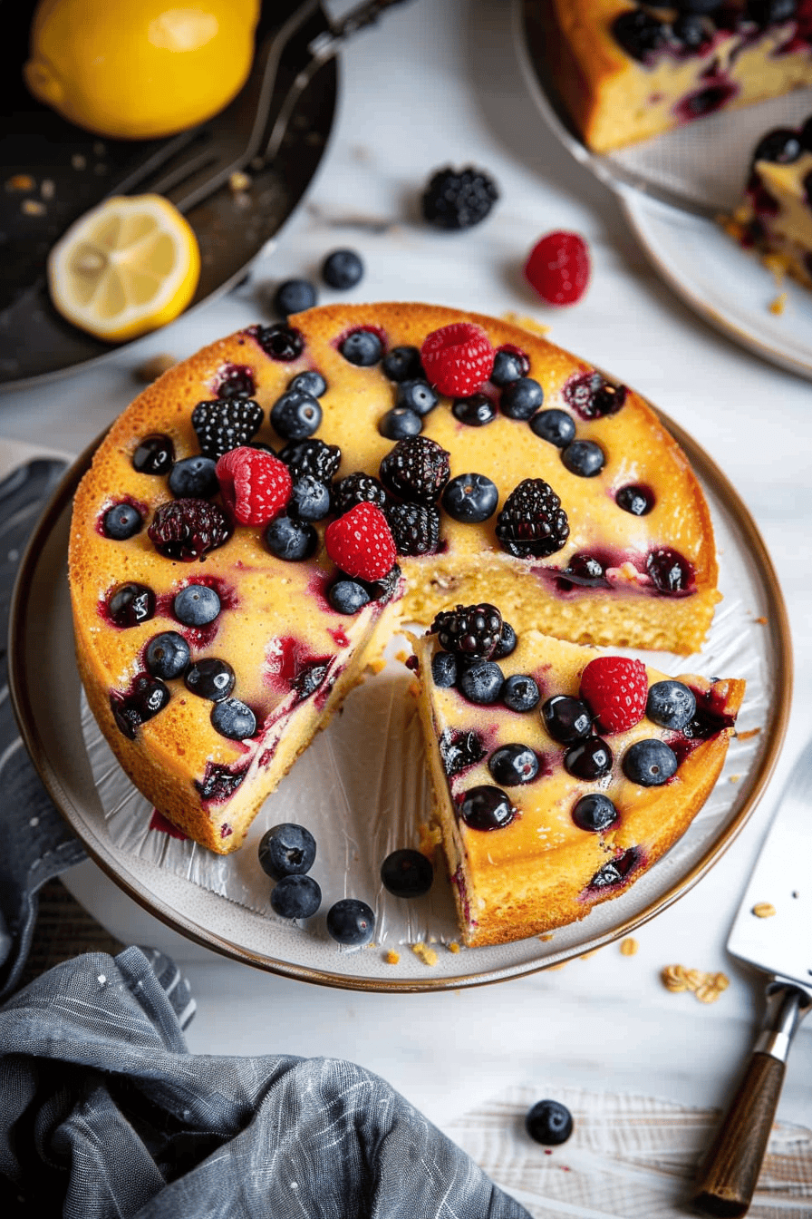 Lemon Berry Yogurt Cake Recipes