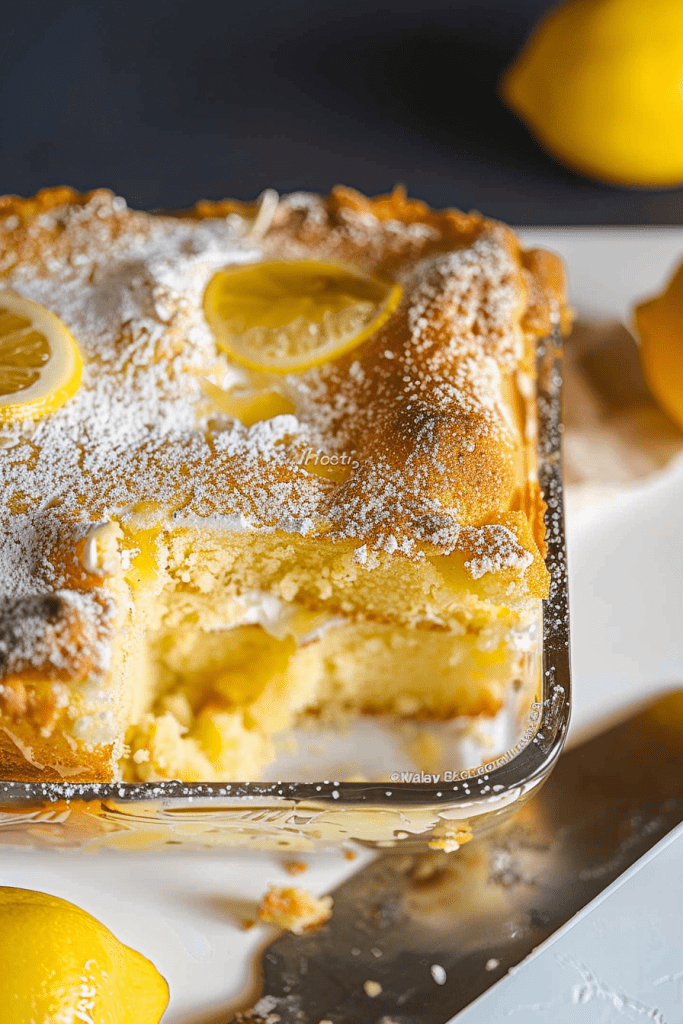 Lemon Earthquake Cake Recipe