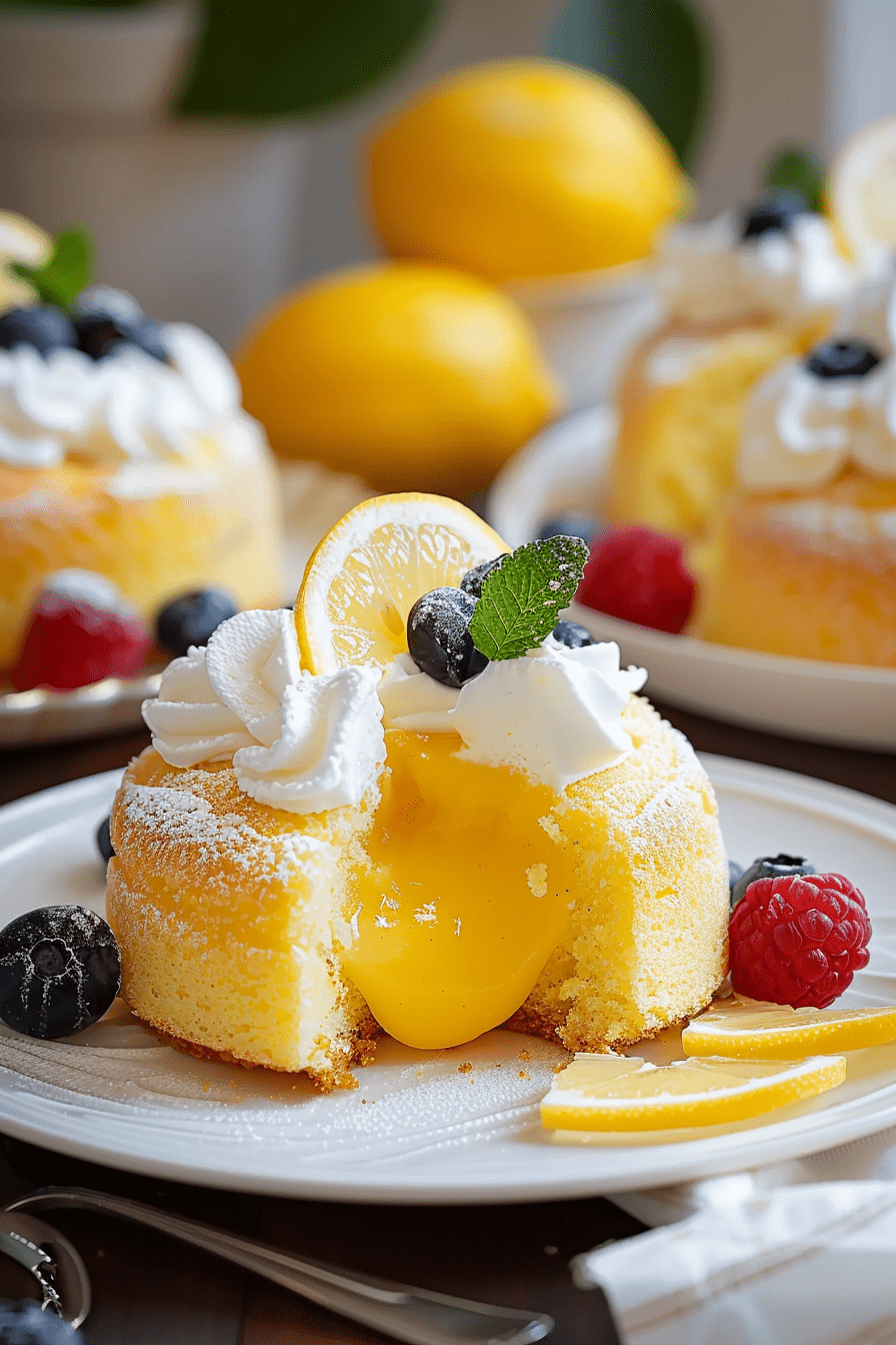 Lemon Lava Cake Recipe