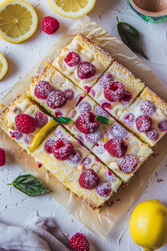 Lemon Raspberry Bars Recipe