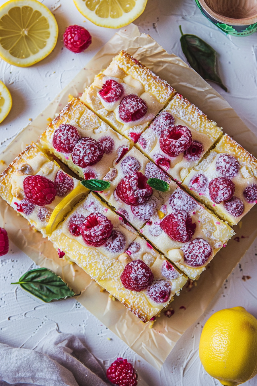 Lemon Raspberry Bars Recipe