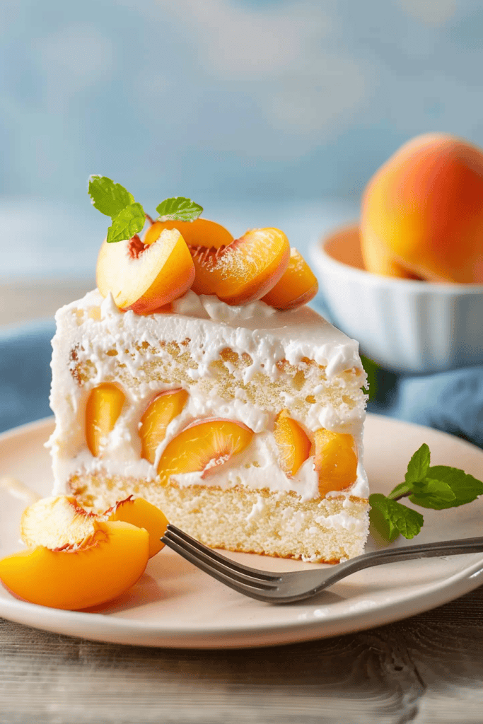 Make-Ahead Tips Peaches and Cream Cake