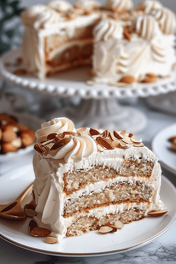 Making the Almond Cream Frosting