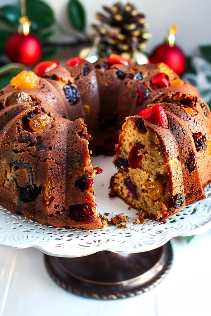 Making the Friendship Fruit Cake