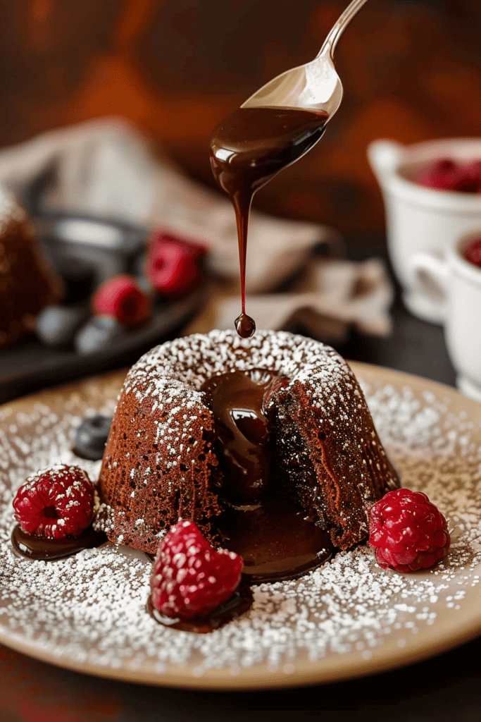 Making the Molten Lava Cake