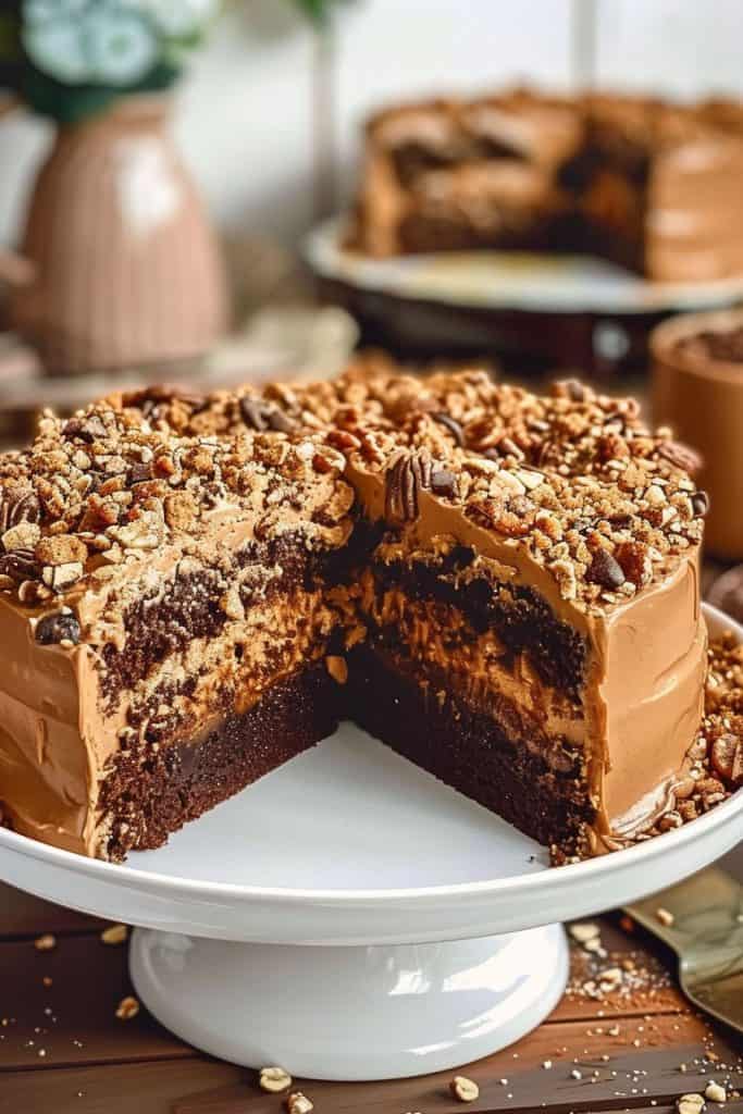 Mocha Toffee Crunch Cake