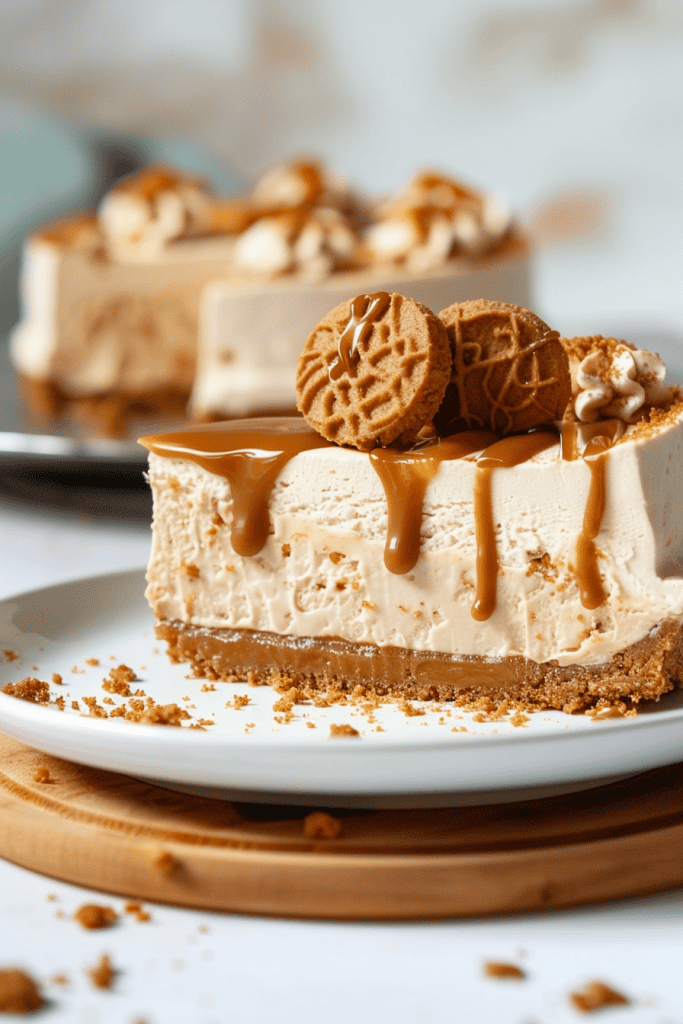 No-Bake Biscoff Cheesecake