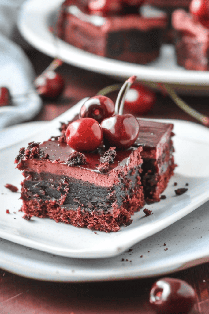 No-Bake Choc Cherry Slice Recipe