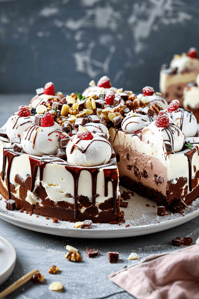 No-Bake Rocky Road Cheesecake Recipe