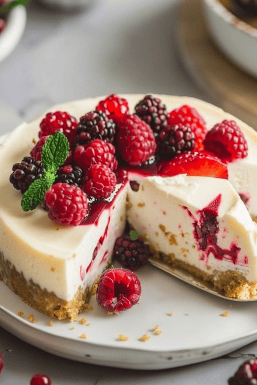 No-Bake White Chocolate Cheesecake Recipes