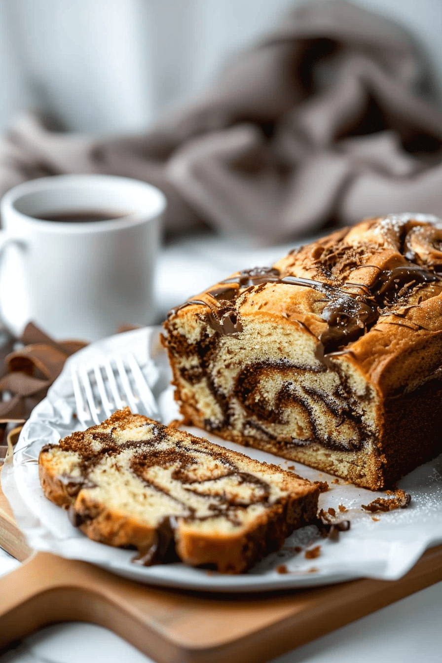 Nutella Swirl Pound Cake Recipe