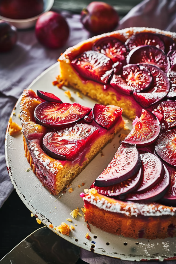 Plum Upside Down Cake