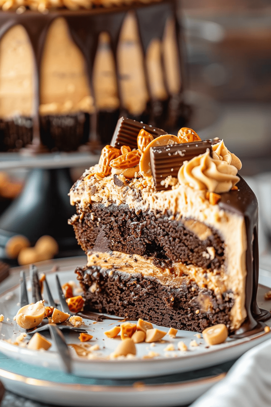 Peanut Butter Cake step photo