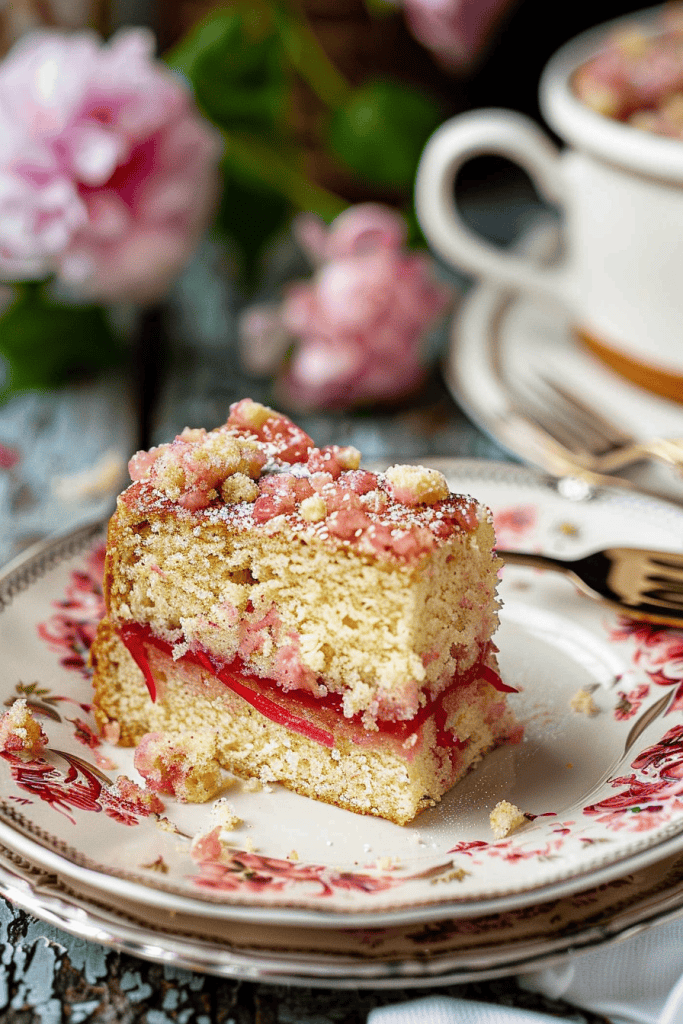 Rhubarb Coffee Cake