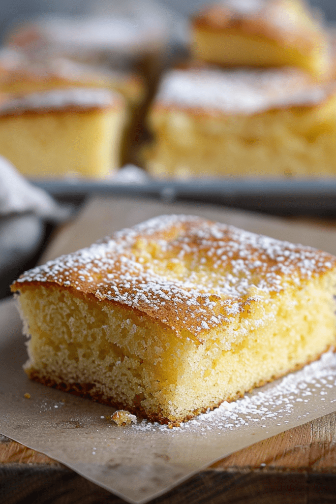 Serving German Butter Cake