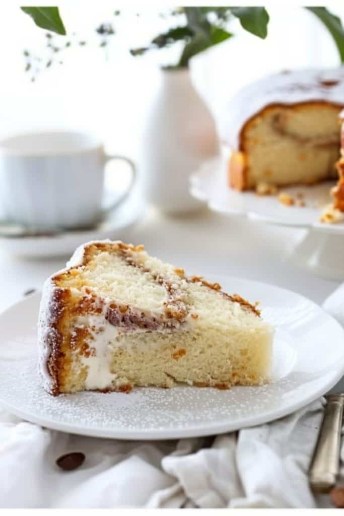 Serving the Greek Yogurt Coffee Cake