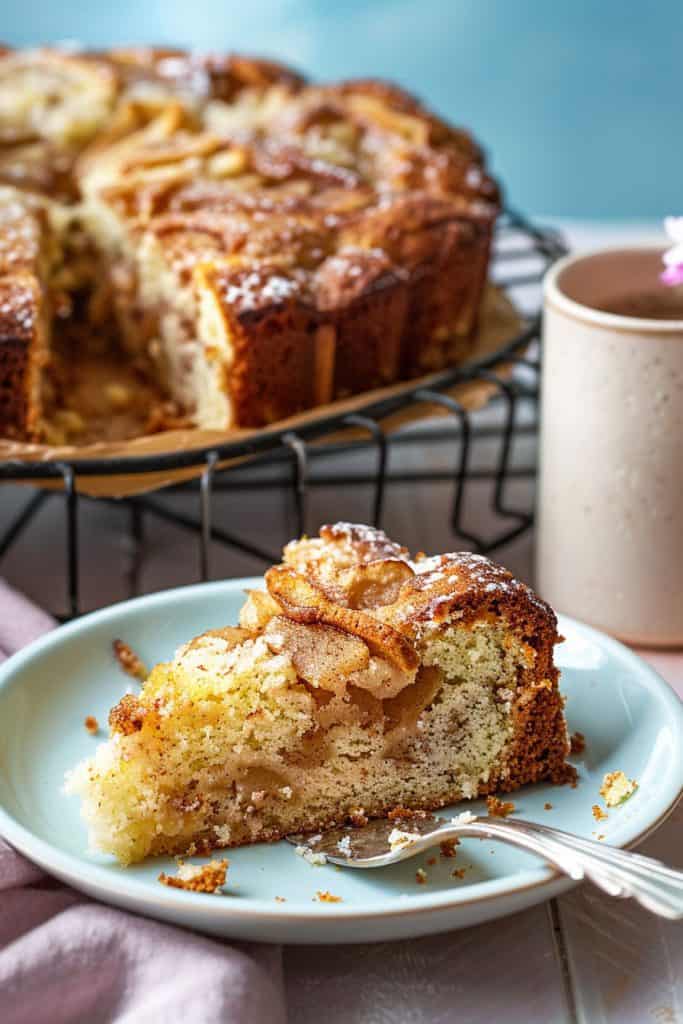 Sour Cream Apple Coffee Cake