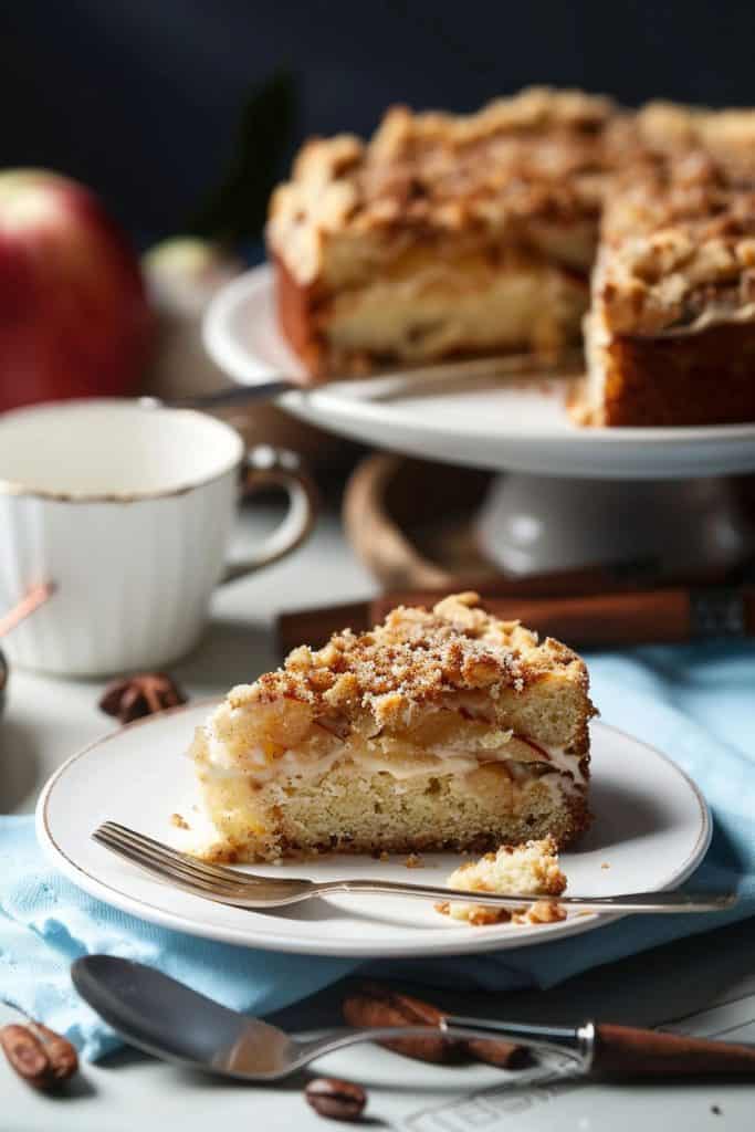 Sour Cream Apple Coffee Cakes