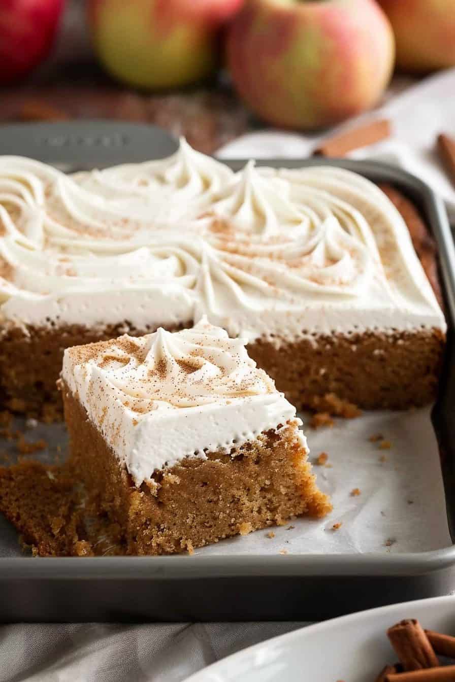 Spiced Applesauce Cake Recipe