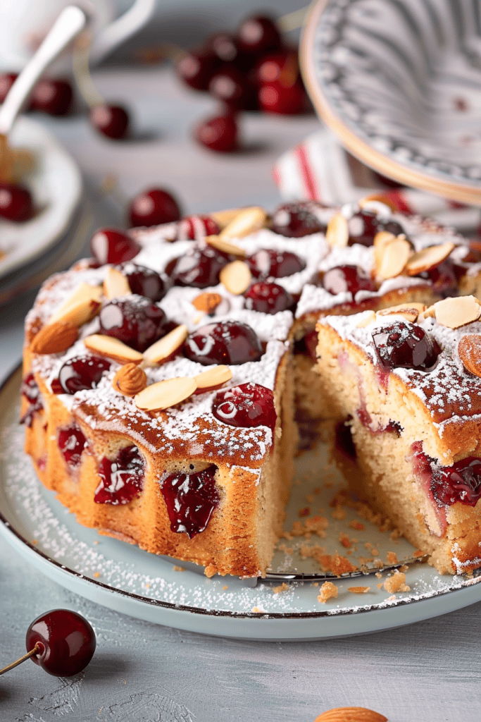 Storage Cherry Almond Cake