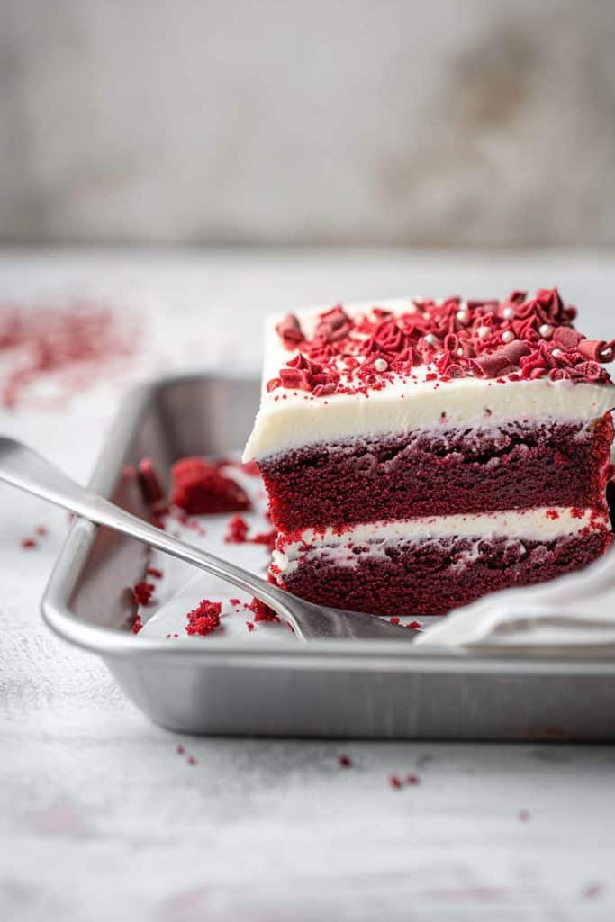 Storage Easy Red Velvet Sheet Cake