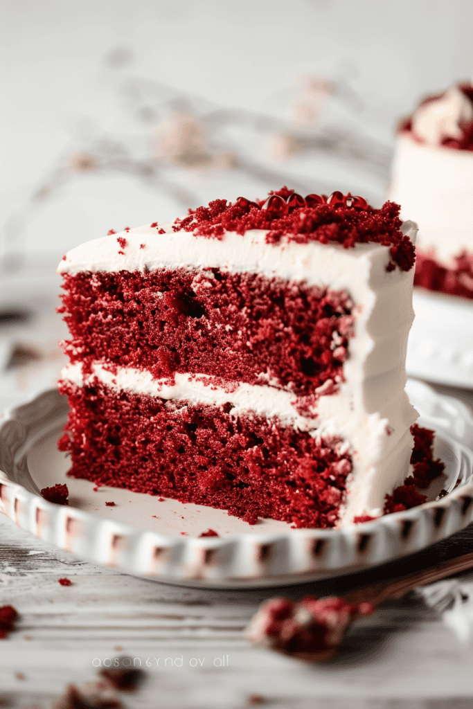 Storage Homemade Red Velvet Cake