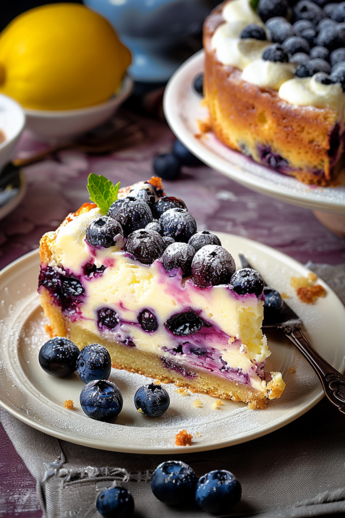 Storage Lemon Blueberry Cream Cheese Coffee Cake