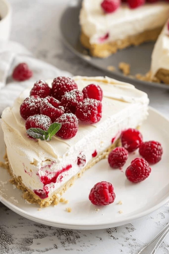 Storage No-Bake White Chocolate Cheesecake