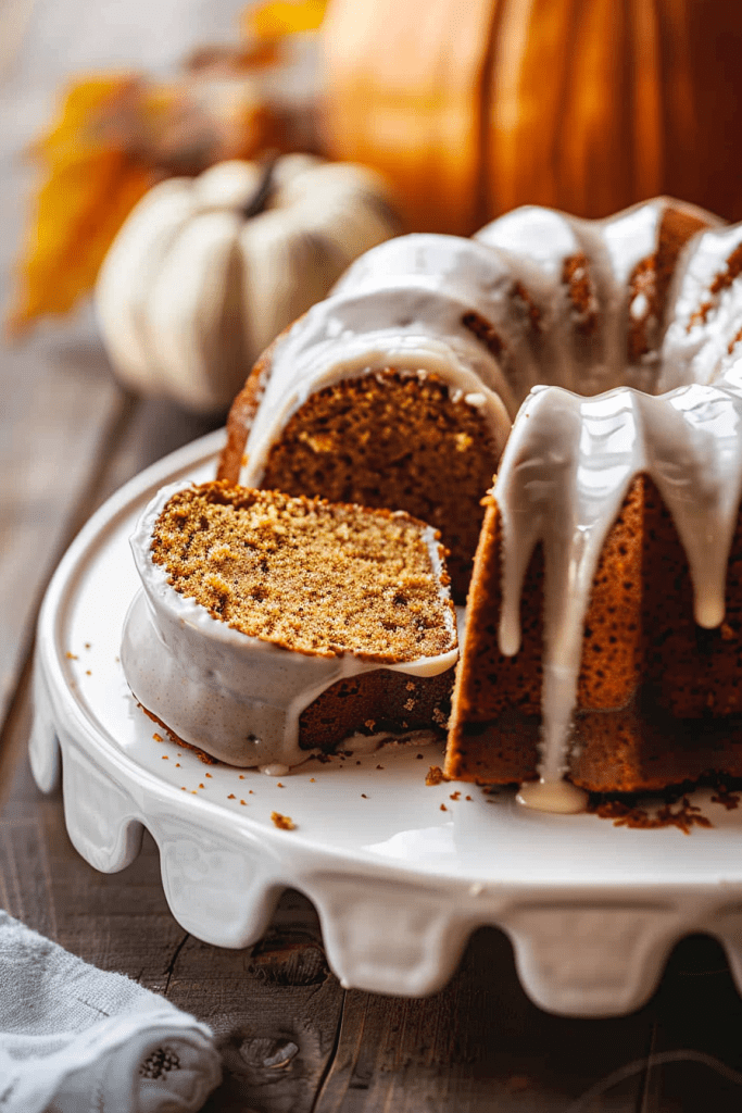 Storage Pumpkin Spice Bundt Cake