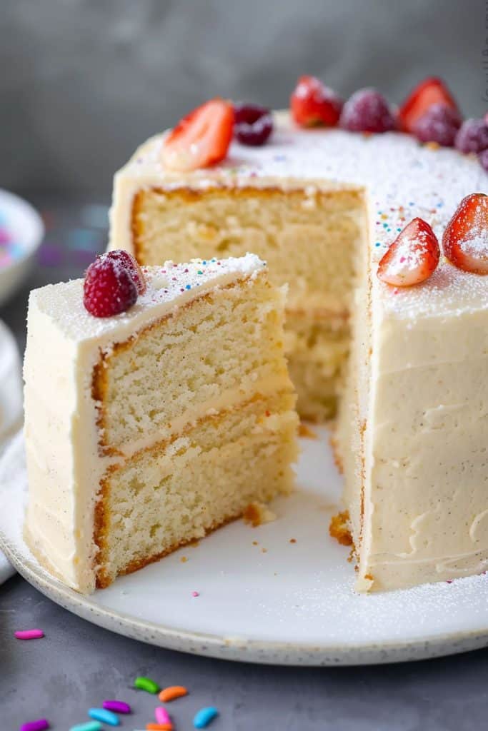 Storage Vanilla Bean Cake