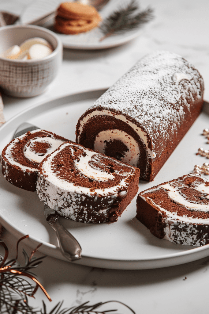 Storage the Swiss Chocolate Cake Roll