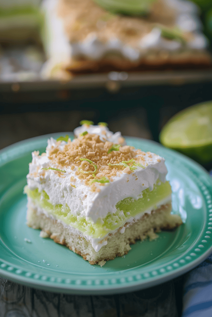 Storing the Key Lime Sheet Cake