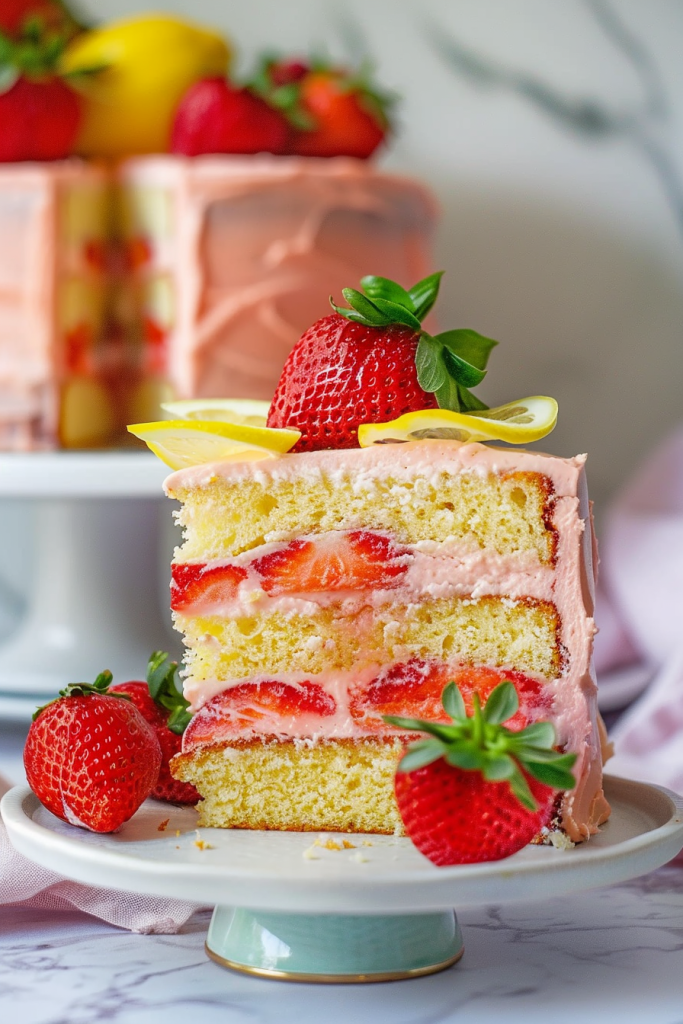 Strawberry Lemonade Cake Recipes