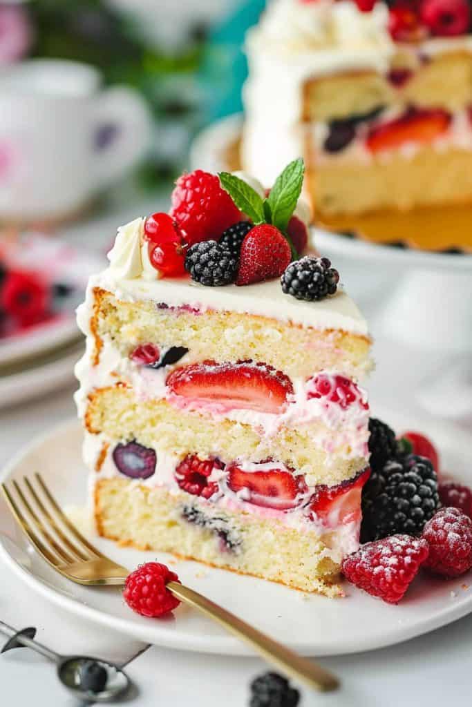 Tips for Success Berry Chantilly Cake