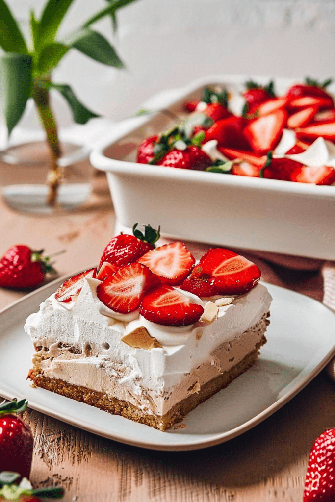 Tres Leches Cake with Strawberries Recipe