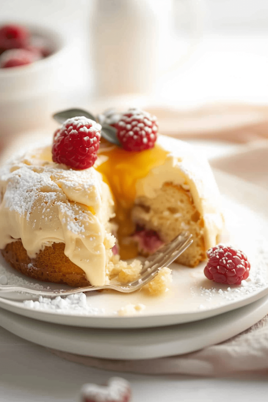 Vanilla Lava Cake Recipe