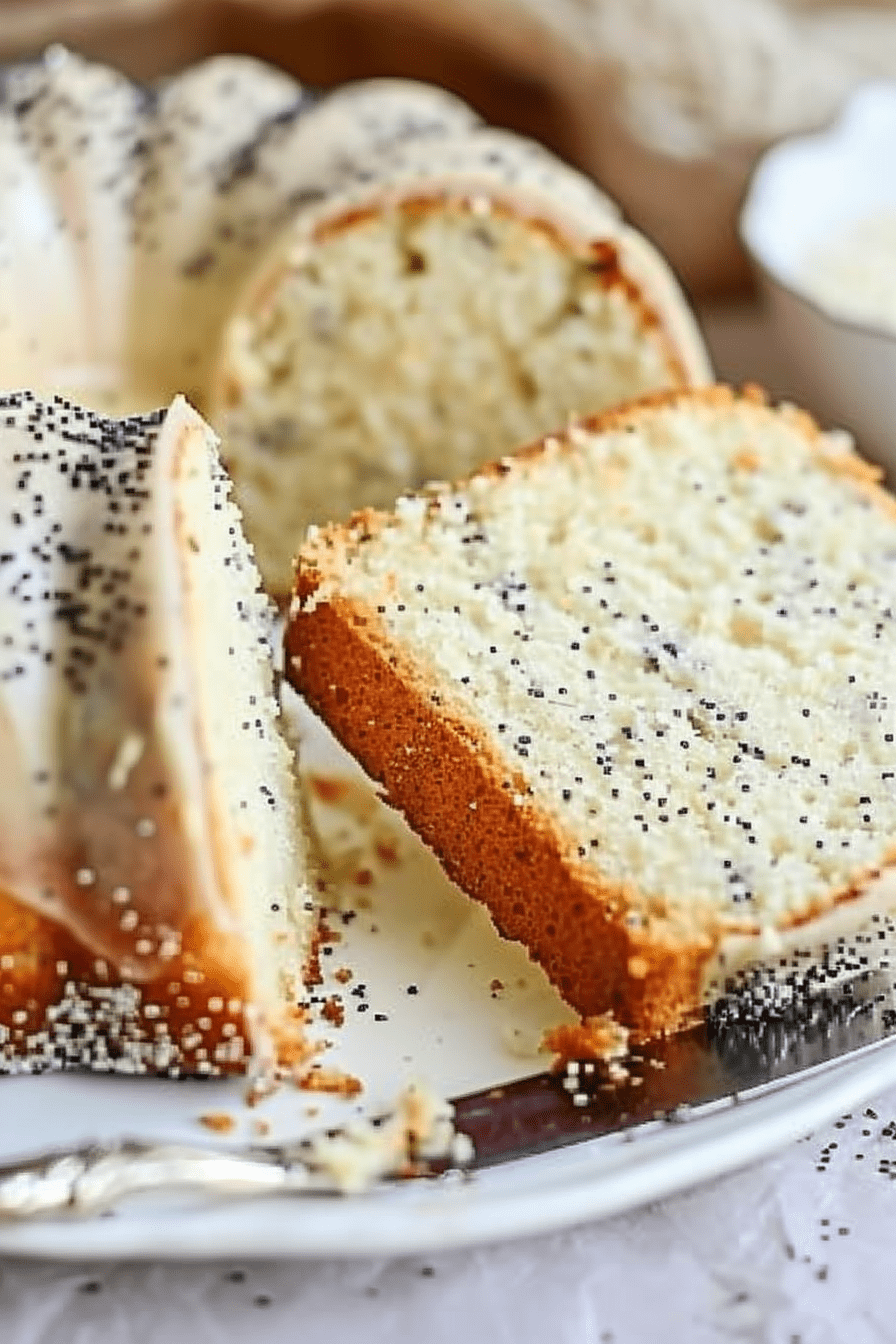 Vanilla Poppyseed Cake Recipe