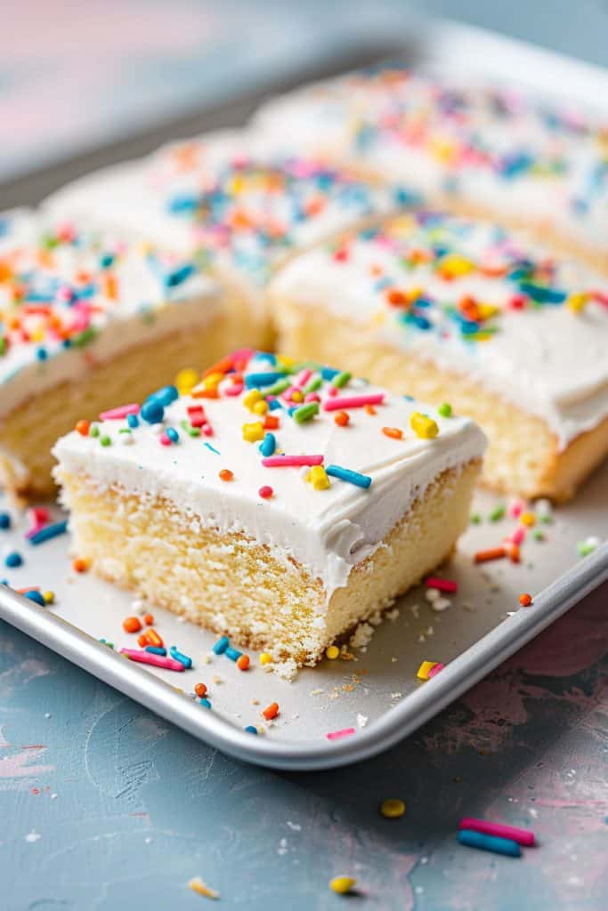 Vanilla Sheet Cake Recipes